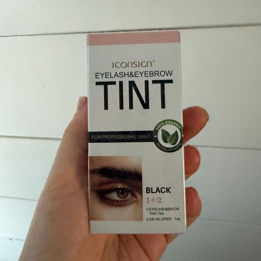 Iconsign Women’s Eyelash and Eyebrow Tint Black New Sealed